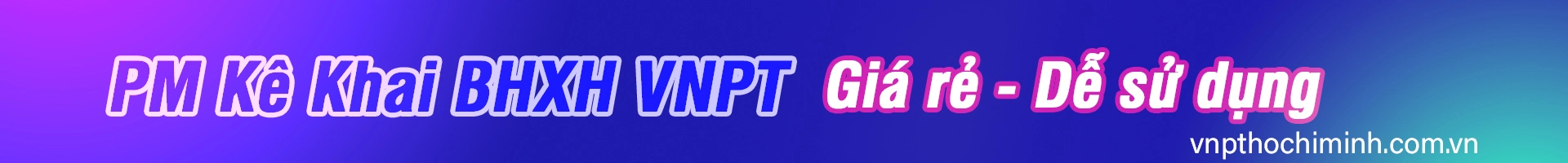 Phần mềm kê khai BHXH vnpt